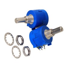 2개/대 3590S 멀티 턴 권선 전위차계 10K 500R 2K 5K 볼륨 조절 가변 저항, 10 1 천개 옴