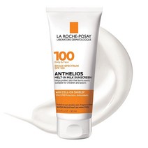 La Roche Posay 안뗄리오스 멜트인 밀크바디&페이스선크림로션SPF100 어린이&성인선크림 무향 90ml 1개