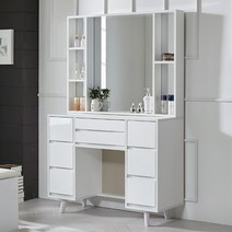 샤인 하이그로시 화장대, 2_1.샤인 고정형 화장대(B형)_화이트