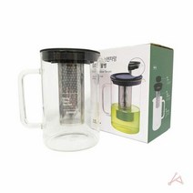 페어 샤이니 스텐차망 유리물병(1.5L) 유리티포트