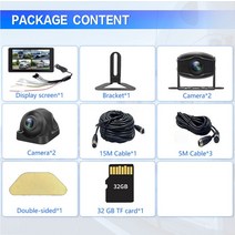 가정용CCTV 실외용 초고화질 CCTV 10.1, 2.Camera Set 32G