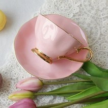 오너클랜 은은한 파스텔 로렐 골드라인 커피잔 2인세트[W82CACF], 쿠팡 블루_도트무늬