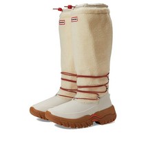 헌터 여성용 방랑자 키 큰 셰르파 스노우 부츠 - 풀온 스타일 합성 어퍼 신치 클로저가 있는 번지.