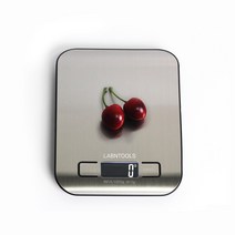 랩앤툴스 미니 전자 주방 계량 저울 1kg, 플랫저울