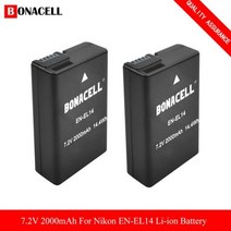 2000mAh EN-EL14 EN-EL14A ENEL14 니콘 D3100 D3200 D3300 D3400 D3500 D5600 D5100 D5200 P7000   LCD 배터리 충, CHINA_2 Picec Battery