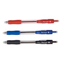 0.5mm 노크식 동아연필 적 애니플러스 유성펜 필기구쇼핑몰 필기구각인 필기구 1자루, 본상품선택, 본상품선택