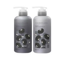 NEW) 청미정 흑곡 샴푸 + 흑곡 트리트먼트 set I 검정콩 보리씨 추출물 지성두피, 1세트