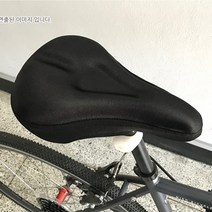 자전거안장쿠션 젤쿠션 안장커버 27x18cm 두께6cm 젤안장 안장커버 자전거고급젤쿠션 자전거안장쿠션 자전거쿠션, 일자형