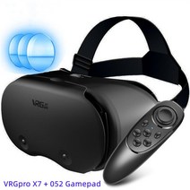 스마트폰VR 핸드폰 기존 VRGpro X7 VR 가상 현실 3D 안경 상자 Google Cardboard Helmet for IOS Android 5, 02 Option 2