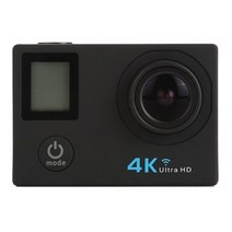 유프로 가성비 와이파이 방수 미니 4k 액션캠, 유프로 FP모델 블랙 (메모리카드 없음)