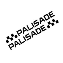 자동차 사이드 ABC 필러 스티커 2 개 현대 호환 겟츠 스타렉스 티뷰론 그랜저 넥소 펠리세이드 장소용 외장 액세서리, [04] For PALISADE, [02] Silver White