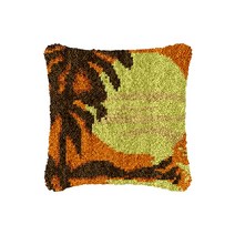 자수 쿠션 십자수 스킬 기린 패턴 래치 후크 키트 동물 시리즈 크로셰 공예 세그먼트 재료 패키지 DIY 베개 바느질, [01] BZ104, 01 BZ104