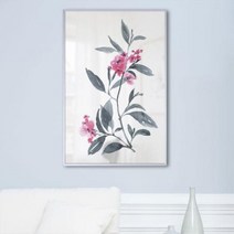 아트박스/꾸밈 ix746-수채화_꽃_중형메탈액자, 그레이, 3타입