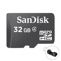 샌디스크 마이크로 SD카드 CLASS4   데이터 클립, 32GB