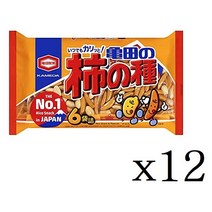 카메다 카키노타네 190g (6개) (12개) 구성 / 오리지널 와사비 매실 저염, 카키노타네 오리지널 190g x 6개