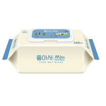 좋아서쓰는 아기 물티슈 캡형, 100매, 260팩