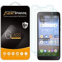 (2 Pack) Supershieldz for Alcatel TCL A1 (A501DL) and Alcatel Insight Tempered Glass Screen Protecto, 1, Bubble Free, Anti Scratch,(2