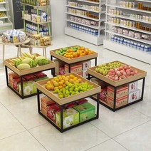 마트 과일 매대 이동식 진열대 야채 정리대 행사매대, 120x40x75, 120x40x75