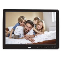 디지털 액자 사진 프레임 전자 앨범 12 인치 1080P HD 원격 제어 지원 32G, 미국 플러그, 검은 색