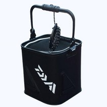 SUNF 자동 접이식 풀옵션 두레박 + 사은품 로프추가 / 바다낚시 조과통 밑밥통 다용도 살림통, 두레박 3개