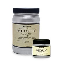 [RUST OLEUM] 금속느낌의 장식용 페인트! 메탈릭 엑센트(2oz 32oz), Real Pewter/2oz