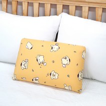 폼폼푸린 알러지케어 아동 꿀잠 낮잠 메모리폼 베개, 옐로우