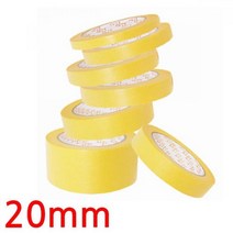 20mm 고온 유리가공 내열 마스킹테이프 도장 우수한 잔사없이 조립