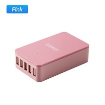 초고속무선충전기 무선 충전 패치 멀티 초고속 충전기 ORICO 데스크탑 USB 기 시리즈, DHE Pink, 03 US Plug