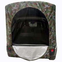 SUV 자동차 후면 트렁크 투어 야외 캠핑 차크닉 차박 텐트, 단일사이즈, 큰 꽃 위장