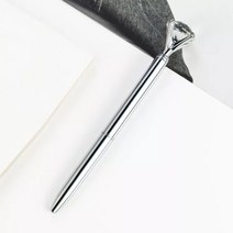 [마치]10캐럿 큐빅볼펜 다이아볼펜 빅보석펜 100개이상 무료인쇄, 실버