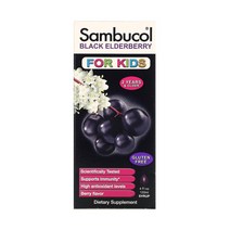 삼부콜 Sambucol 키즈 블랙 엘더베리 액상 시럽 어린이 120ml Elderberry