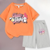 항공빠른배송 2023 마이멜로디 티셔츠 반바지 세트 키즈한벌 여름한벌 여름옷 키즈패션 어린이선물