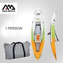 땅콩보트 카누보트 카약보트 pvc 딩기 뗏목 알루미늄 패들 발 펌프 시트 PVC 라미네이트, 1 person
