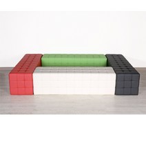 장스툴 벤치 통스툴 1600 대기용의자 롱벤치 배드벤치, 그린