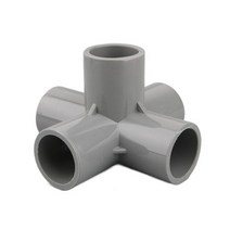 PVC 부속품 배관 자재 플라스틱 수도관 퀵 커넥터 엘보우 90 회색 20/25/32mm 파이프 어댑터 스트레이트 팔꿈치 티 크로스 물 피팅 3 4 5 6 방법 공동 DIY 선반, [01] ID 20mm, [04] 45 Degree Elbow, 1개