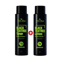 [라벨영] 쇼킹 블랙티트리 토너+로션 세트, 01. 블랙티트리 토너&로션