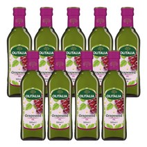 올리타리아 포도씨유, 500ml, 9개