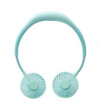 domiheat 목에 거는 목걸이 선풍기, GREEN