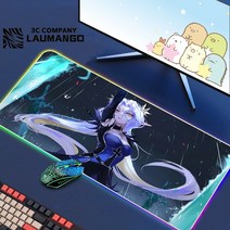에픽 세븐 Rgb 마우스 패드 게이머 키보드 매트 책상 애니메이션 카펫 Pc 빅 게임 캐비닛 확장, 10 GG001217_03 RGB300x350x3mm