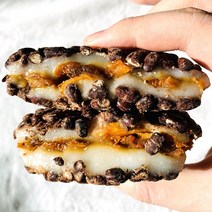 호박 고지 찹쌀 콩시루떡 찰시루떡 팥시루떡 시루 팥떡 승진턱 두돌아기생일상 1kg, 02_호박 고지 시루떡 2kg (12~16개), 1개