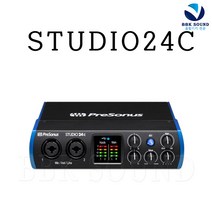 PRESONUS STUDIO 24C 포터블 오디오 인터페이스 레코딩 라이브