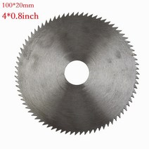체인 금속 4Inch Steel Circular Saw Blade 100mm HSS Mini Cutting Disc Angle Grinder Woodworking Tool, 01 4In 100X16mm