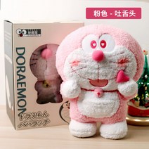도라에몽 도라미 인형 애착인형 복슬복슬 40cm, 핑크 러브러브, 41cm