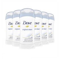 Dove 도브 24시간 오리지널 클린 데오드란트 74g 6개 Antiperspirant Deodorant 24hour Clean Women