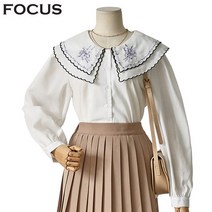 자수빅카라블라우스 FBS3A7PBL0059