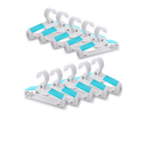 스타 논슬립 아동용 옷걸이 화이트, 스카이블루, 100개입