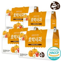즙쟁이 호박사과즙 4박스 120포 호박즙, 4개, 단일옵션