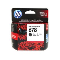 HP정품잉크 NO.678 CZ107AA, 검정, 1개