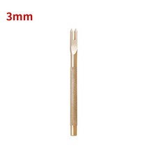 3MM 간격 가죽 구멍 펀치 DIY 손 천공 바느질 펀치 바느질 도구 구멍 컷 가죽 펀치 도구 1/2/4/6/구멍, 2tooth, 1개