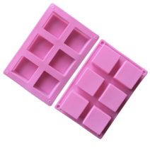 정사각 비누 몰드 6구 5cmx5cm